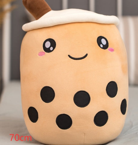 Boba Bubble Tea Pillow Cushion