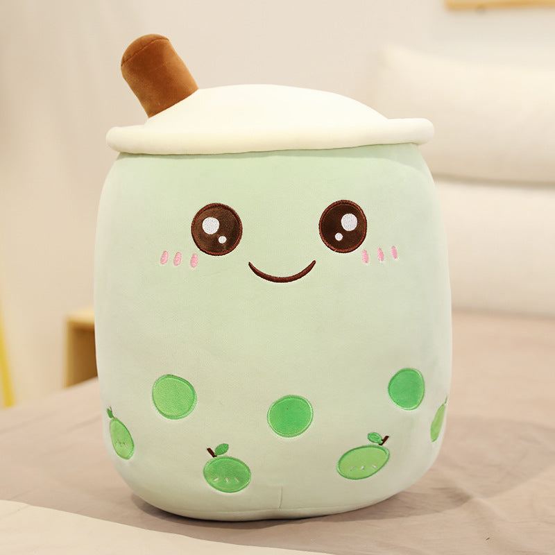 Boba Bubble Tea Pillow Cushion