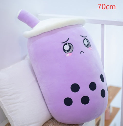 Boba Bubble Tea Pillow Cushion