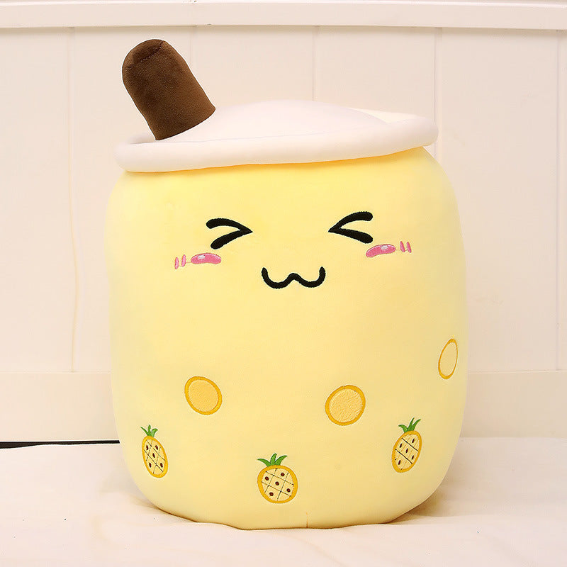 Boba Bubble Tea Pillow Cushion