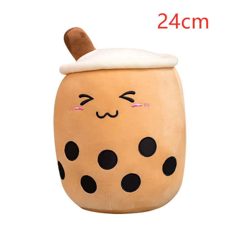 Boba Bubble Tea Pillow Cushion
