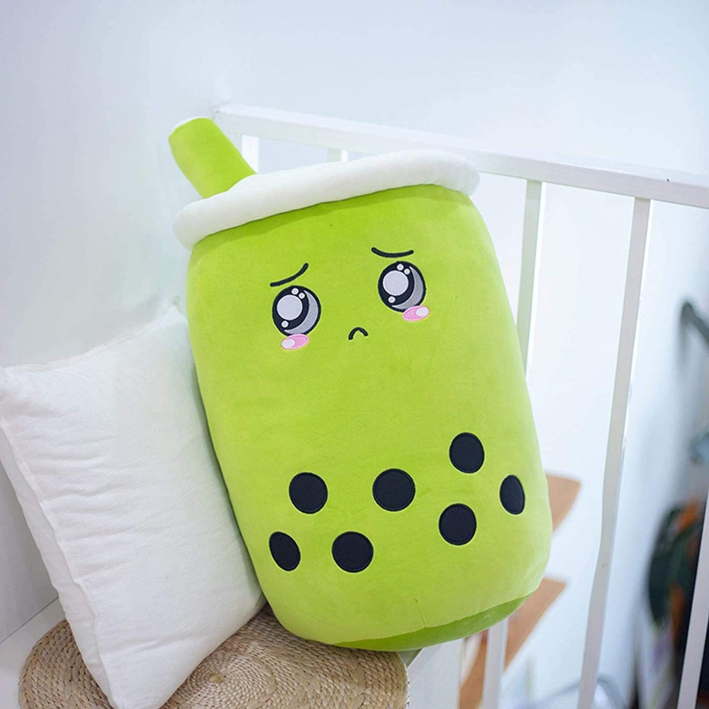 Boba Bubble Tea Pillow Cushion