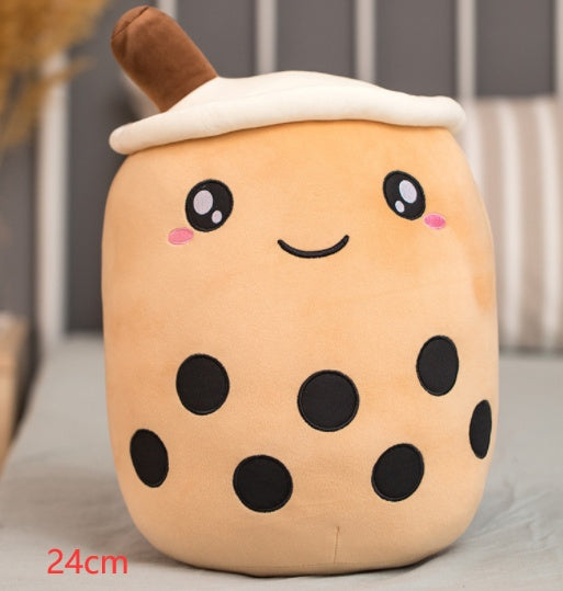 Boba Bubble Tea Pillow Cushion