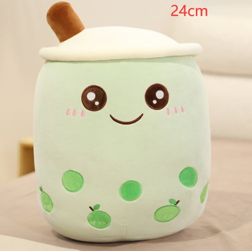 Boba Bubble Tea Pillow Cushion