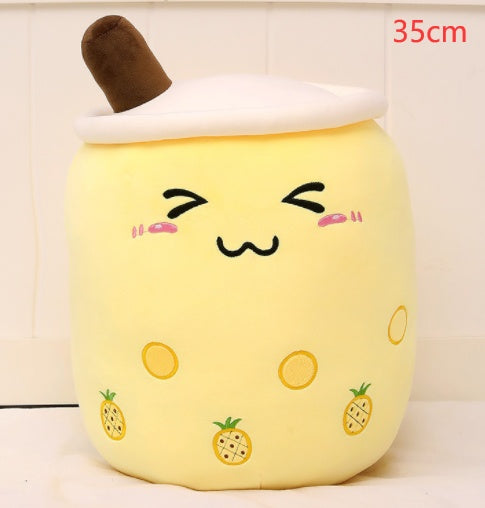 Boba Bubble Tea Pillow Cushion