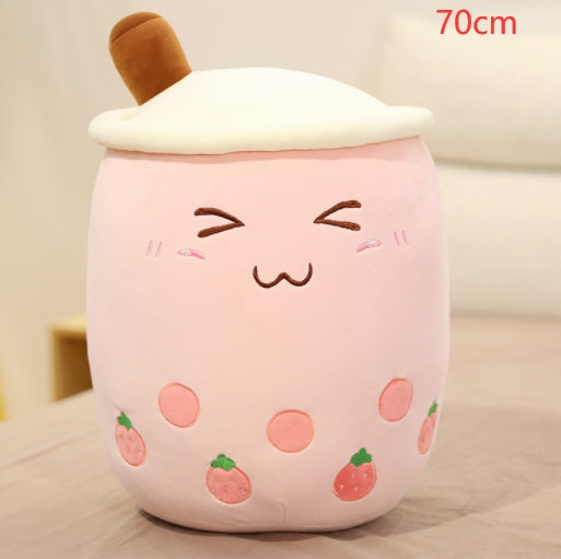 Boba Bubble Tea Pillow Cushion