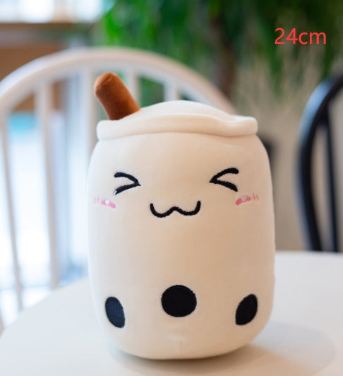 Boba Bubble Tea Pillow Cushion