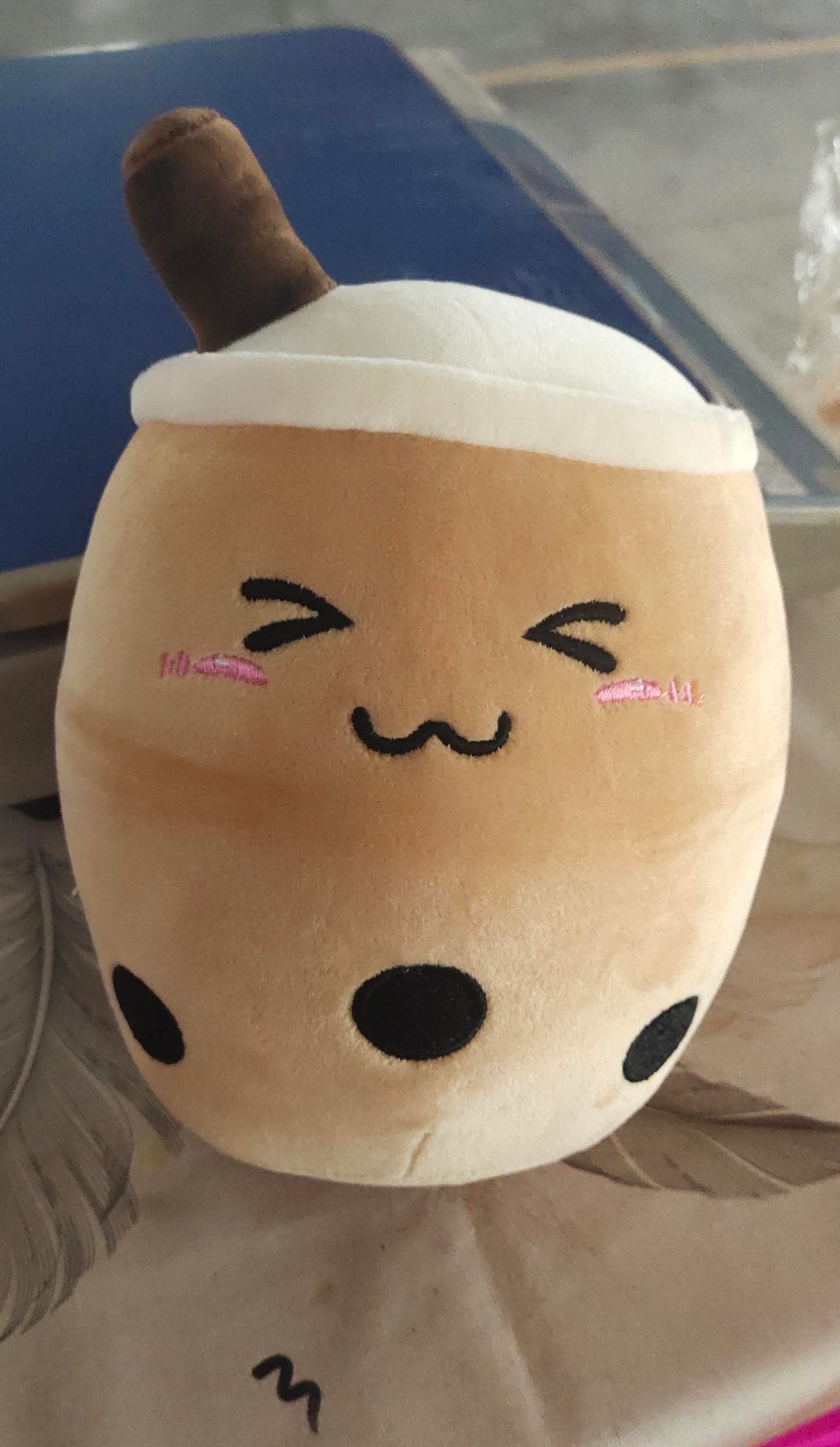 Boba Bubble Tea Pillow Cushion