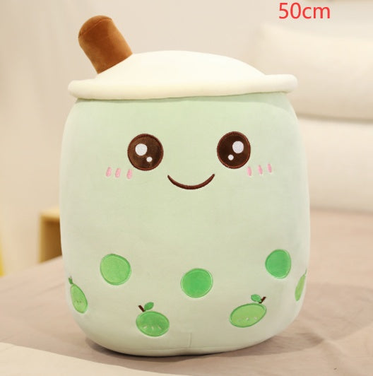 Boba Bubble Tea Pillow Cushion