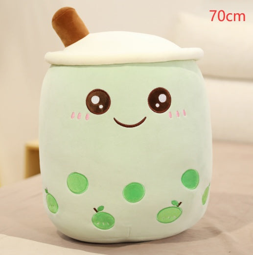 Boba Bubble Tea Pillow Cushion