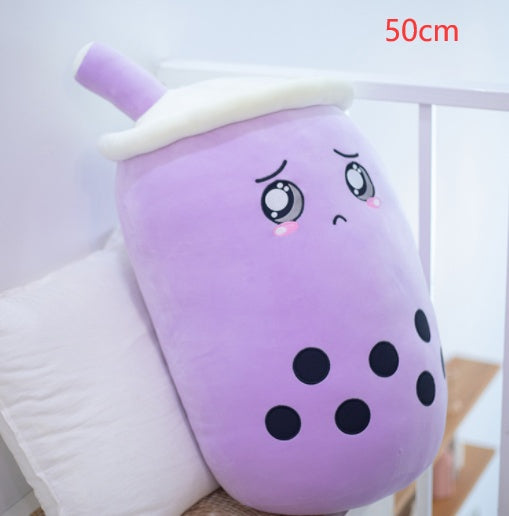 Boba Bubble Tea Pillow Cushion