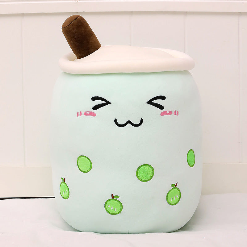 Boba Bubble Tea Pillow Cushion