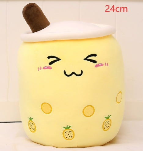 Boba Bubble Tea Pillow Cushion