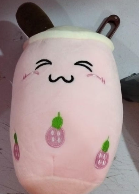 Boba Bubble Tea Pillow Cushion