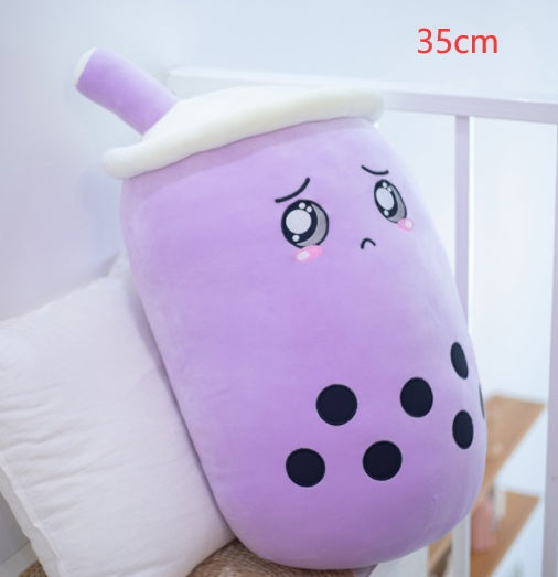 Boba Bubble Tea Pillow Cushion