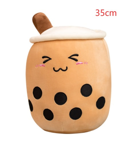 Boba Bubble Tea Pillow Cushion