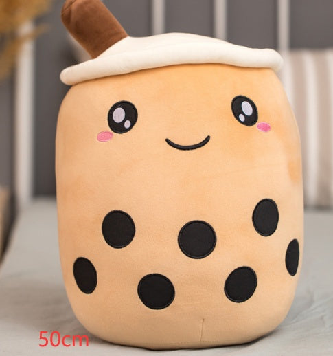 Boba Bubble Tea Pillow Cushion