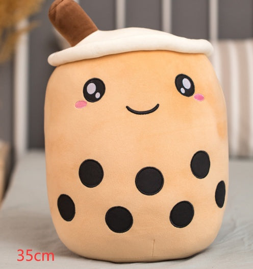 Boba Bubble Tea Pillow Cushion