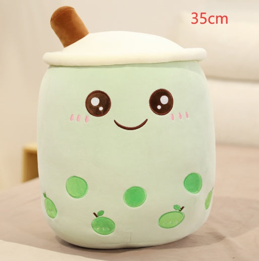Boba Bubble Tea Pillow Cushion