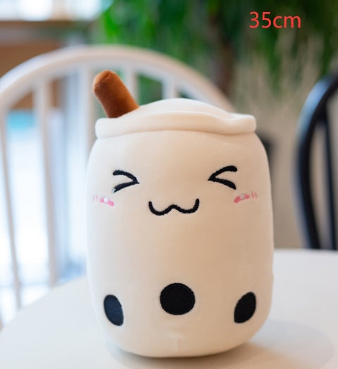 Boba Bubble Tea Pillow Cushion